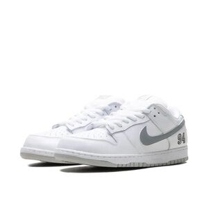 Nike SB Dunk Low Supreme 94 "White Metallic Silver"-11M